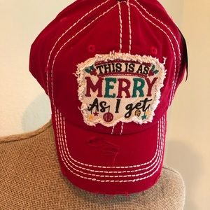 This is as Merry as I get! Christmas hat